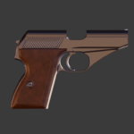 Mauser HSc - side view
