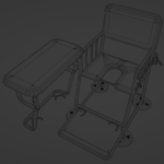 interrogation chair - low poly, so far