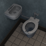 cell toilet - traditional style