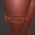 Vergilius thigh cuffs - untextured