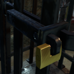 Lattice Cage - locking bar
