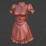 Maid dress - apron v2