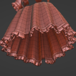 Skirt pleats